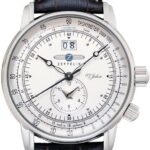 Zeppelin Quartz Silver Dial Stainless Steel 76401N
