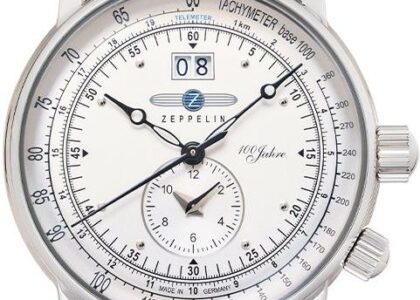 Zeppelin Quartz Silver Dial Stainless Steel 76401N