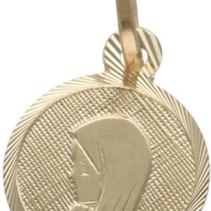 Złoty medalik 585 Chrzest ozdobny Maryja 0