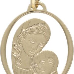 Złoty medalik 585 dla dziecka na Komunie Chrzest 1