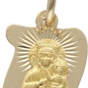 Złoty medalik 585 Matka Boska na Chrzest 1