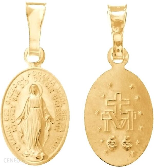 Złoty medalik pr. 585 - Cudowny Matki Bożej Niepokalanej ZM301